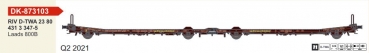 Dekas 873104 Flachwagen TWA 800B