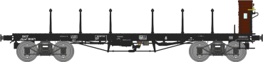 REE Modèles WB-505 Flachwagen der SNCF