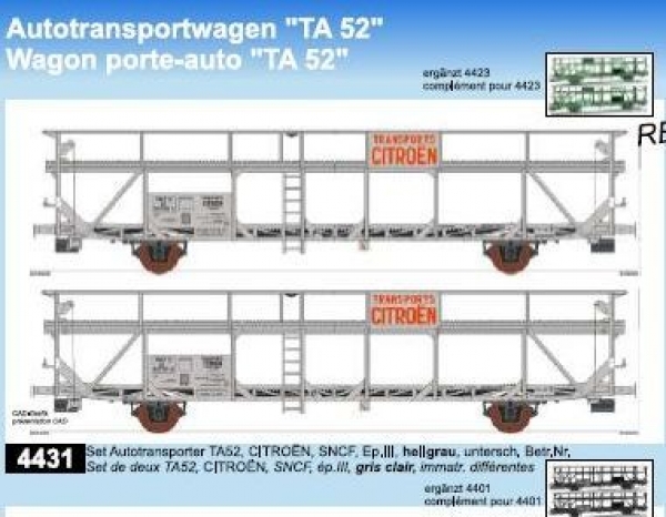 Makette 4431 Autotransportwagen