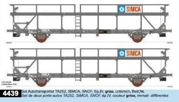 Makette 4439 Autotransportwagen