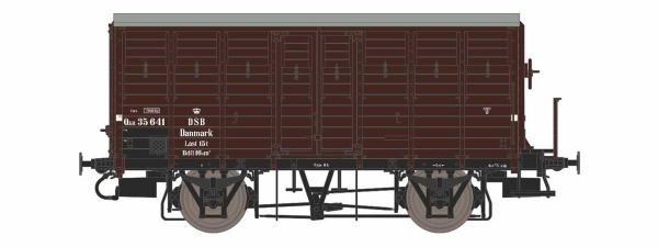 Dekas 872401 Gedeckter Güterwagen der DSB