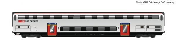 Roco 74493 SBB Doppelstockwagen