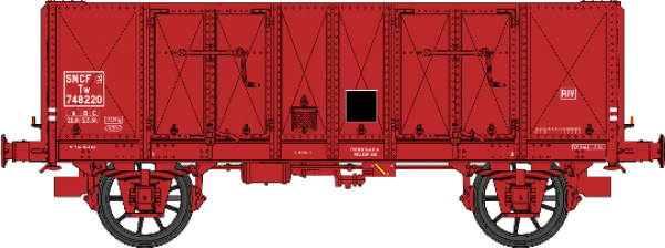 REE Modèles WB-479, offene Güterwagen der SNCF