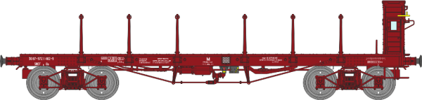 REE Modèles WB-506 Flachwagen der SNCF