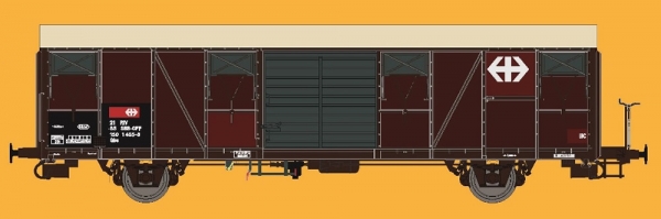 Exact-train Ex 20442 SBB Güterwagen Gbs