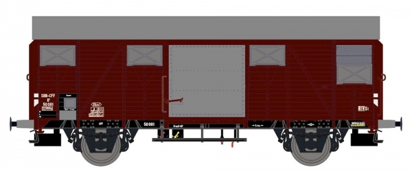 Exact-Train 20933 Ged. Güterwagen der SBB
