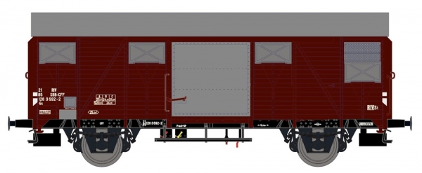 Exact-Train 20935 Ged. Güterwagen der SBB