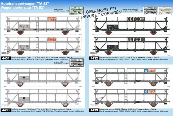 Makette 4432 Autotransportwagen