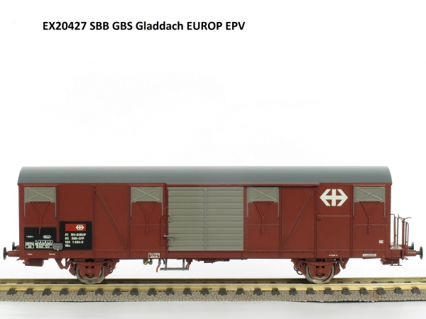 Exact-train EX20427 SBB Güterwagen Gbs
